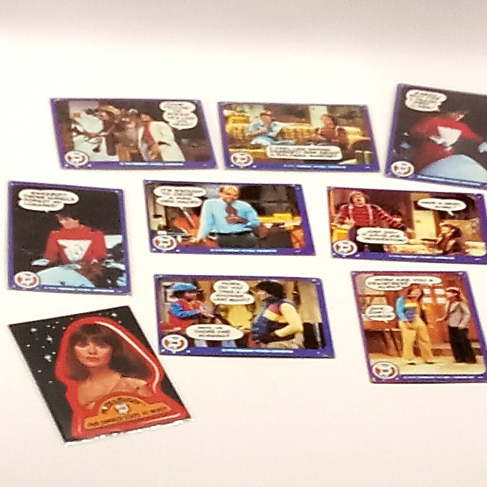 MORK & MINDY TV Trading Card 1978 Robin Williams & Pam Dawber Sticker Paramount